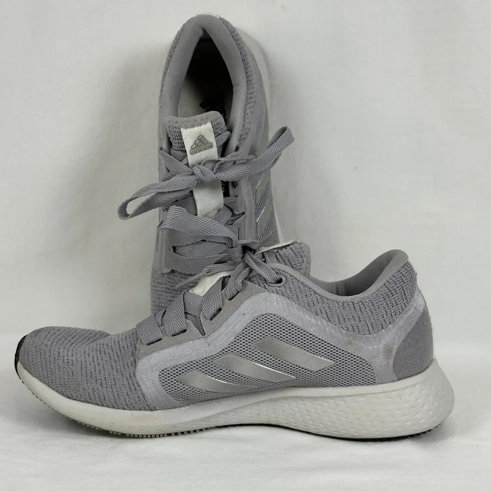 Adidas Edge Lux Shoes Womens Size 7 Gray Silver Running Athletic Sneakers FW9260